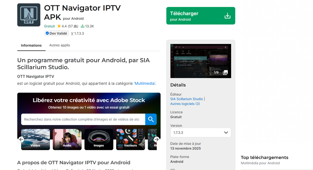 OTT NAVIGATOR للبالغين