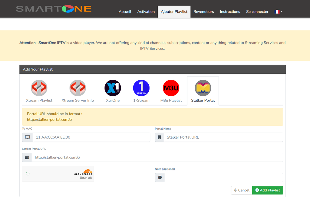 SmartOne IPTV epg